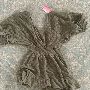 Green dress/ romper (S)